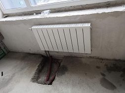 Замена батарей отопления