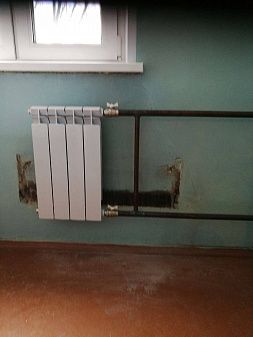 Замена батарей отопления